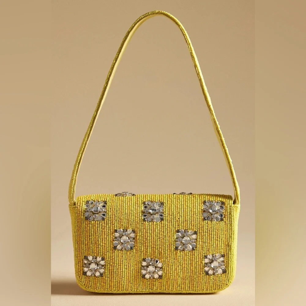 ✨ Anthropologie Fiona Beaded Bag - Picture 2 of 7